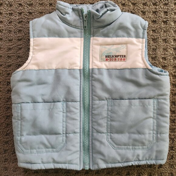 Set of 2, 18-24 Mo, Old Navy Hood Jacket + Baby Works Vest Puffer Jacket, 18 Mo - Picture 4 of 7